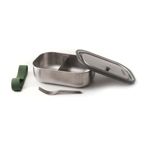 Boîte à lunch Large en acier inoxydable Black+Blum vert olive | sans marquage | non disponible | non disponible