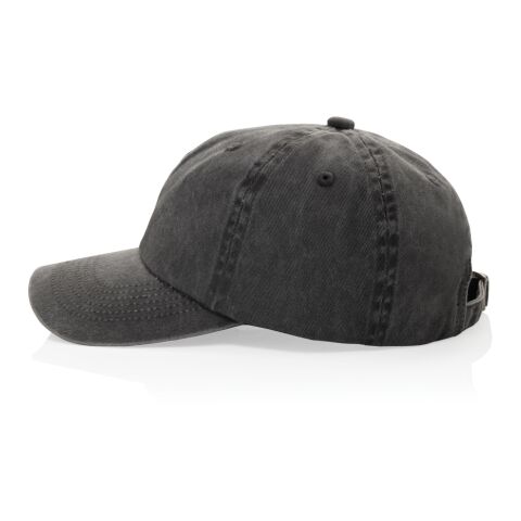 Casquette BEAU AWARE™ lavée à 6 panneaux en sergé de coton 2 noir | sans marquage | non disponible | non disponible | non disponible
