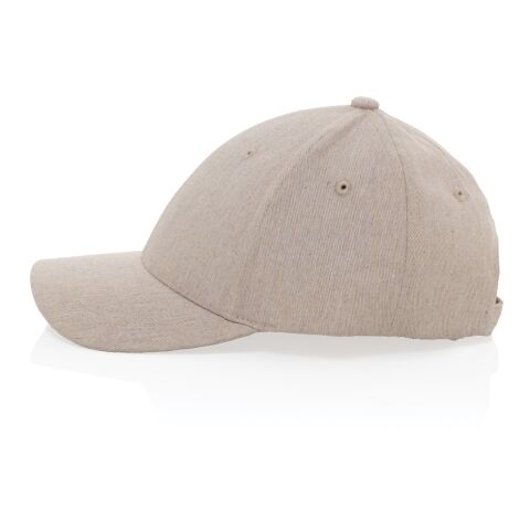 Casquette 6 panneaux 200gr chiné et recyclé AWARE™ Milo blanc | sans marquage | non disponible | non disponible | non disponible