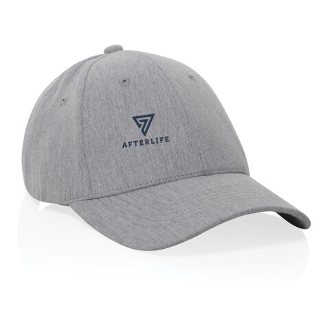 Casquette 6 panneaux 200gr chiné et recyclé AWARE™ Milo gris | sans marquage | non disponible | non disponible | non disponible
