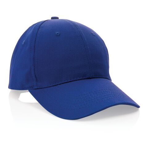 Casquette 6 panneaux en coton recyclé 190gr IMPACT bleu | sans marquage | non disponible | non disponible | non disponible | non disponible