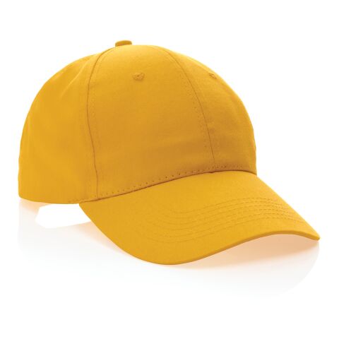 Casquette 6 panneaux en coton recyclé 190gr IMPACT jaune | sans marquage | non disponible | non disponible | non disponible | non disponible