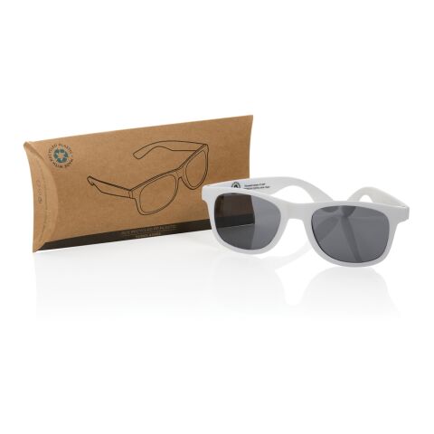 Lunettes de soleil en plastique PP recyclé GRS blanc | sans marquage | non disponible | non disponible