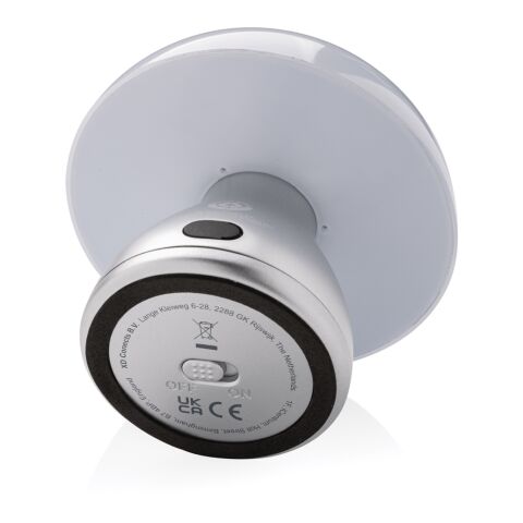 Lampe de table rechargeable par USB en plastique RCS Luming argent | sans marquage | non disponible | non disponible