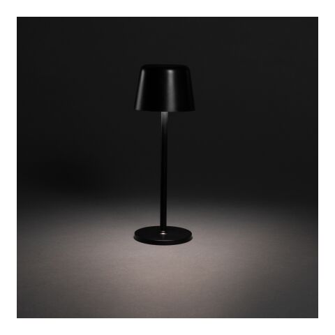 Lampe de table rechargeable par USB en plastique RCS Zenic noir | sans marquage | non disponible | non disponible