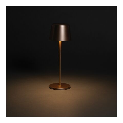 Lampe de table rechargeable par USB en plastique RCS Zenic bronze | sans marquage | non disponible | non disponible