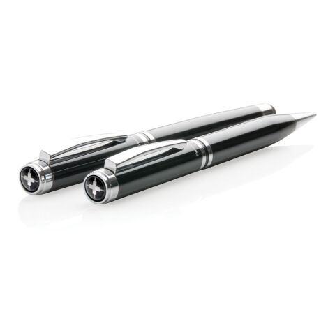 Set stylo exécutif noir-argent | sans marquage | non disponible | non disponible | non disponible
