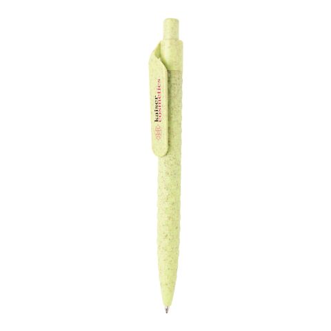 Stylo en fibre de paille vert | sans marquage | non disponible | non disponible