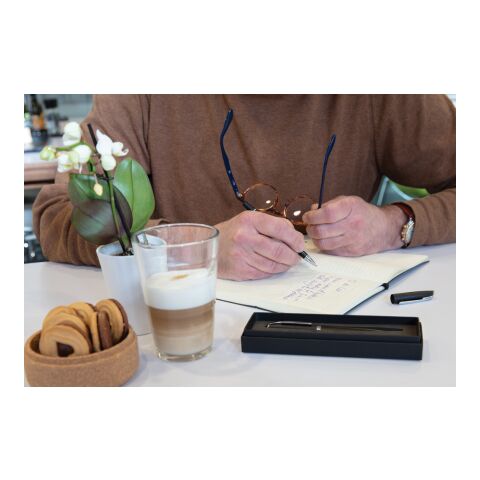 Set de stylos Deluxe noir | sans marquage | non disponible | non disponible