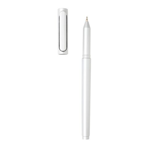 Stylo X6 à capuchon avec encre ultra glissante blanc | sans marquage | non disponible | non disponible
