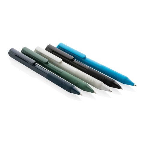 Stylo X9 avec grip silicone bleu | sans marquage | non disponible | non disponible