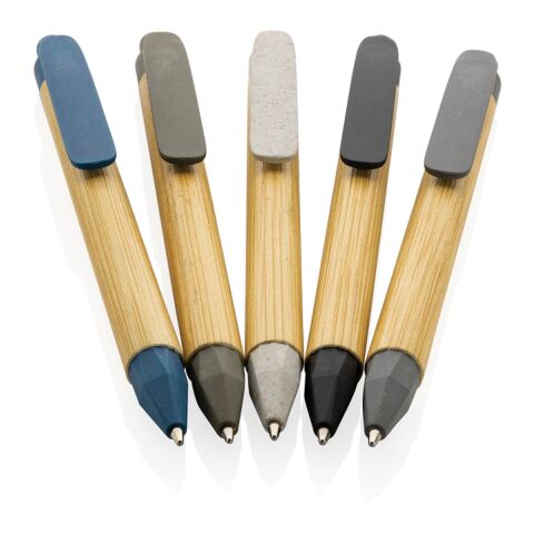 Stylo fabriqué en papier recyclé certifié FSC gris | sans marquage | non disponible | non disponible