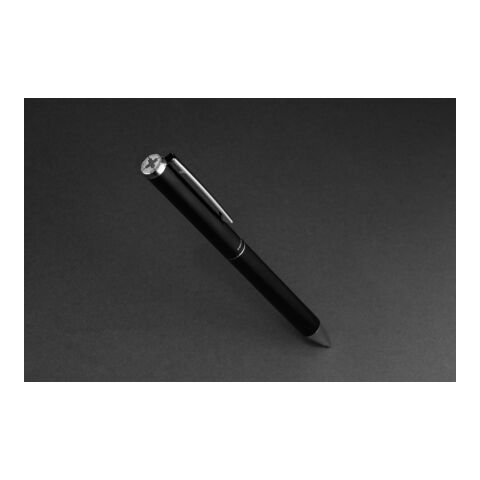 Stylo en aluminium recyclé certifié RCS Swiss Peak Cedar noir | sans marquage | non disponible | non disponible