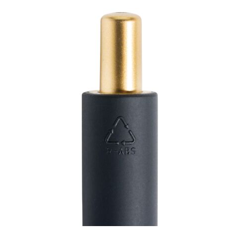 Stylo luxe à trois faces EDGE RCS noir | sans marquage | non disponible | non disponible
