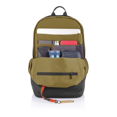 Sac à dos antivol Bobby Soft noir-vert | non disponible | sans marquage | non disponible | non disponible | non disponible