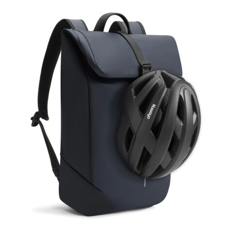 Sac à dos à rabat étanche Urban bleu marine chiné-noir | sans marquage | non disponible | non disponible