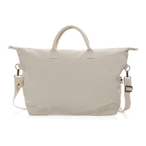 Sac week-end en toile recyclée 500 g/m² AWARE™ Kezar blanc | sans marquage | non disponible | non disponible | non disponible