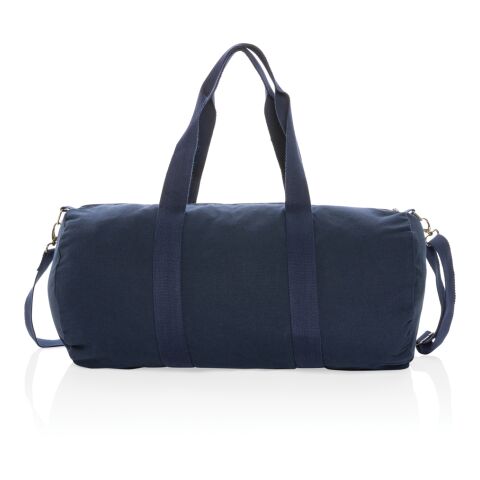 Sac de sport en toile recyclée et non teintée Impact AWARE™ bleu marine | sans marquage | non disponible | non disponible | non disponible