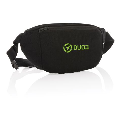 Sac banane en toile recyclé et non teintée Impact AWARE™ noir | sans marquage | non disponible | non disponible