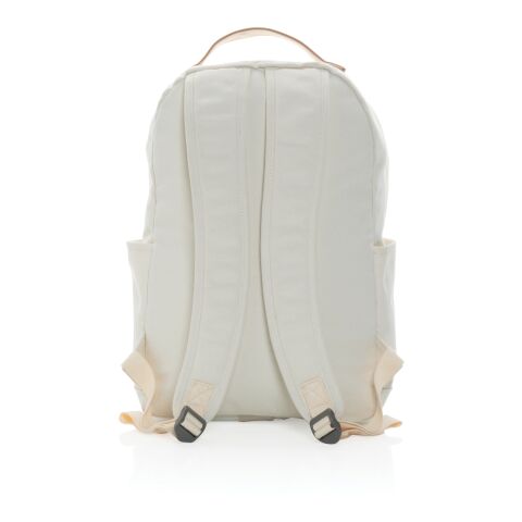 Sac à dos Impact AWARE™ en toile 16oz recyclé blanc | sans marquage | non disponible | non disponible | non disponible