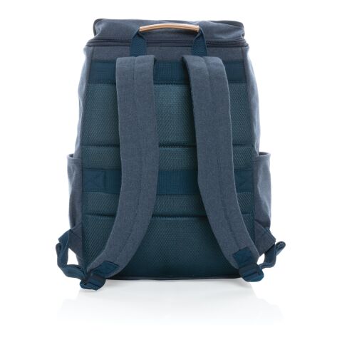 Sac à dos ordinateur Impact AWARE™ en toile 16oz recyclé bleu | sans marquage | non disponible | non disponible | non disponible