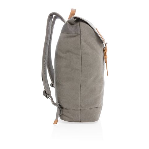Sac à dos ordinateur en toile gris | sans marquage | non disponible | non disponible | non disponible