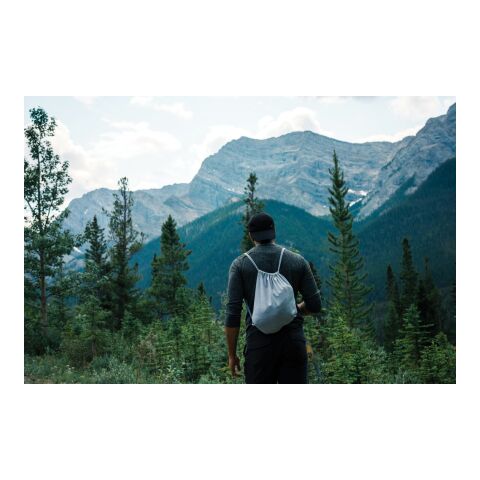 Sac à dos cordelettes en coton recyclé 145 gr Impact AWARE™ gris | sans marquage | non disponible | non disponible | non disponible