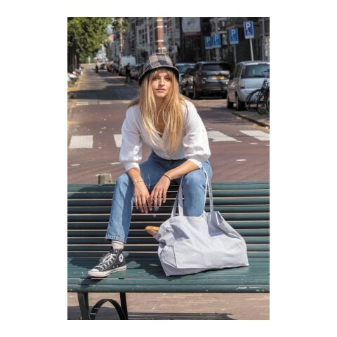 Sac shopping en coton recyclé 145 gr Impact AWARE™ gris | sans marquage | non disponible | non disponible | non disponible