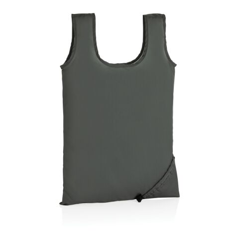 Sac shopping pliable en rPET 190T Impact AWARE™ gris | sans marquage | non disponible | non disponible | non disponible