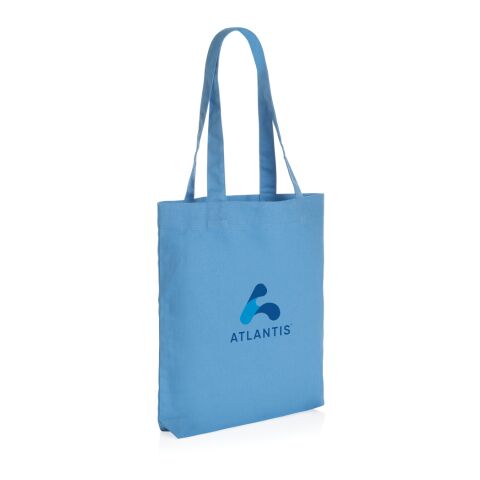 Sac tote en toile recyclé 285 g/m² Impact Aware™ Bleu Tranquille | sans marquage | non disponible | non disponible | non disponible
