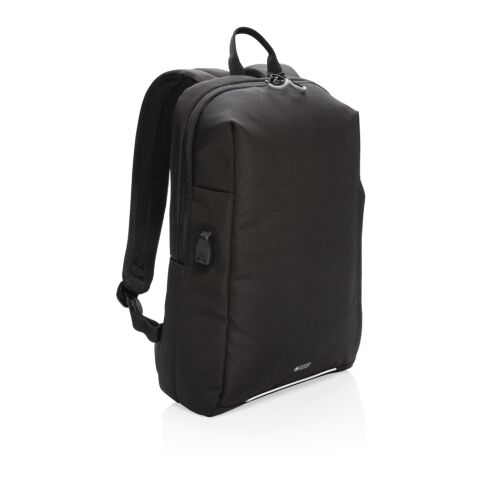 Sac à dos avec port USB ordinateur 15,6&#039; Swiss Peak AWARE™ noir | sans marquage | non disponible | non disponible | non disponible