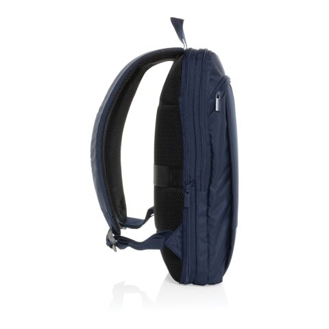 Sac à dos ordinateur 15,6 extensible en rPET Aware™ Flexpack bleu marine | sans marquage | non disponible | non disponible