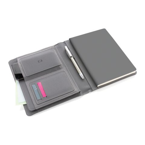Conférencier A5 Impact en rPET AWARE™ gris | sans marquage | non disponible | non disponible