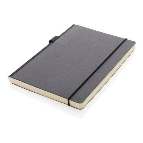 Carnet A5 à couverture rigide FSC® et pochette noir | sans marquage | non disponible | non disponible