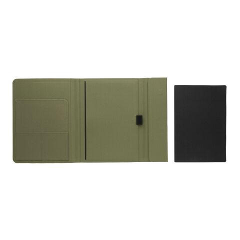 Carnet de notes A5 avec fermeture magnétique Impact Aware™ vert | sans marquage | non disponible | non disponible