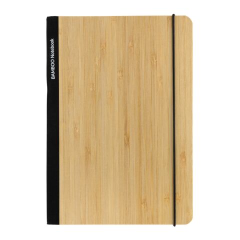 Carnet de notes A5 en bambou Scribe noir | sans marquage | non disponible | non disponible