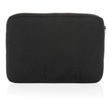 Pochette ordinateur 15,6'' en coton recyclé AWARE™ Laluka noir | sans marquage | non disponible | non disponible | non disponible