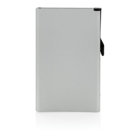 Porte cartes anti-RFID en aluminium argent | sans marquage | non disponible | non disponible