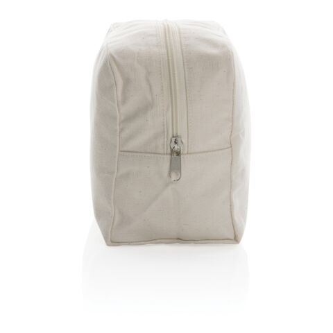 Trousse de toilette en toile recyclée non teintée Aware™ blanc | sans marquage | non disponible | non disponible | non disponible