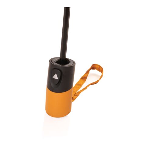 Mini parapluie 21" à ouverture automatique Impact AWARE™ Cadran Solaire Orange | sans marquage | non disponible | non disponible