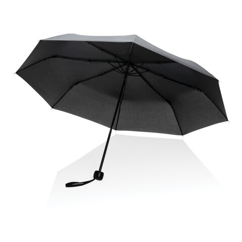 Mini parapluie 20.5&quot; en rPET 190T Impact AWARE™ noir | sans marquage | non disponible | non disponible
