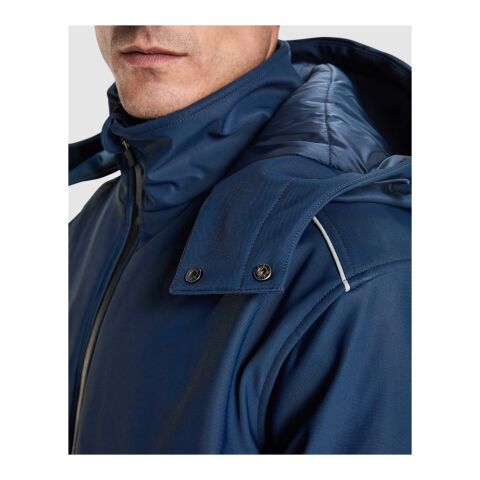 Parka thermique rembourrée unisexe Emin Navy Blue | M