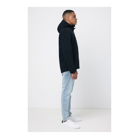 Veste homme soft shell en polyester recyclé Iqoniq Makalu noir | XL | sans marquage | non disponible | non disponible | non disponible