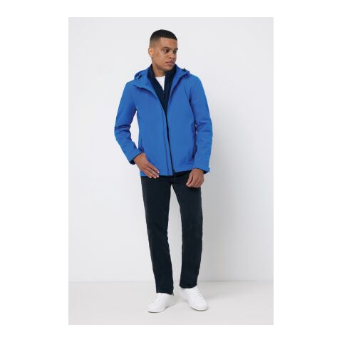 Veste homme soft shell en polyester recyclé Iqoniq Makalu bleu royal | XL | sans marquage | non disponible | non disponible | non disponible