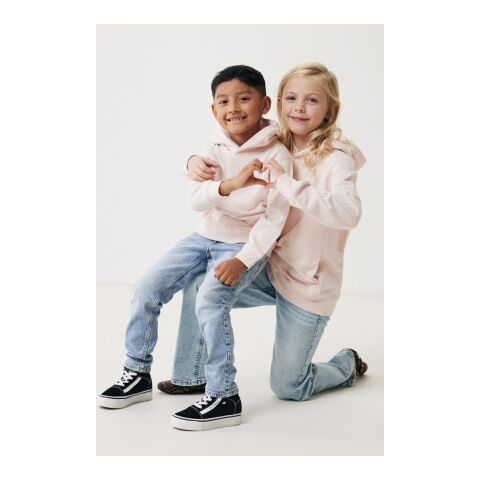 Sweat à capuche avec poches latérales Iqoniq Yengo Kids rose nuage | 5-6 | sans marquage | non disponible | non disponible | non disponible