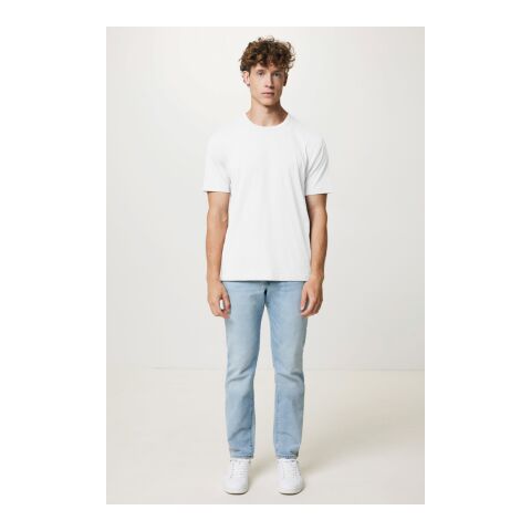 T-shirt coupe boxy en coton recyclé Iqoniq Teide blanc | S | sans marquage | non disponible | non disponible | non disponible