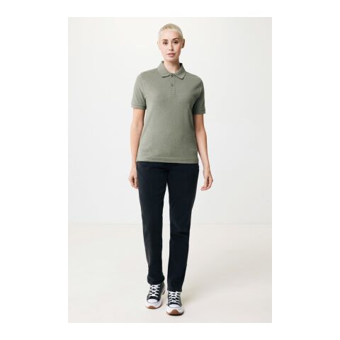Polo en coton piqué et recyclé Iqoniq Yosemite vert | S | sans marquage | non disponible | non disponible | non disponible
