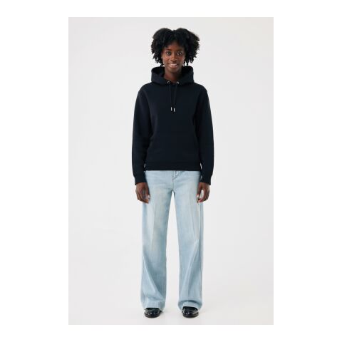 Sweat à capuche en coton recyclé IQONIQ Joshua noir | XL