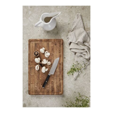 VINGA Tara Couteau Santoku en acier recyclé RCS acier-noir | sans marquage | non disponible | non disponible