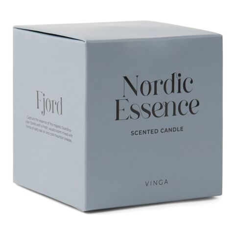 VINGA Petite bougie parfumée Nordic bleu-marron foncé | sans marquage